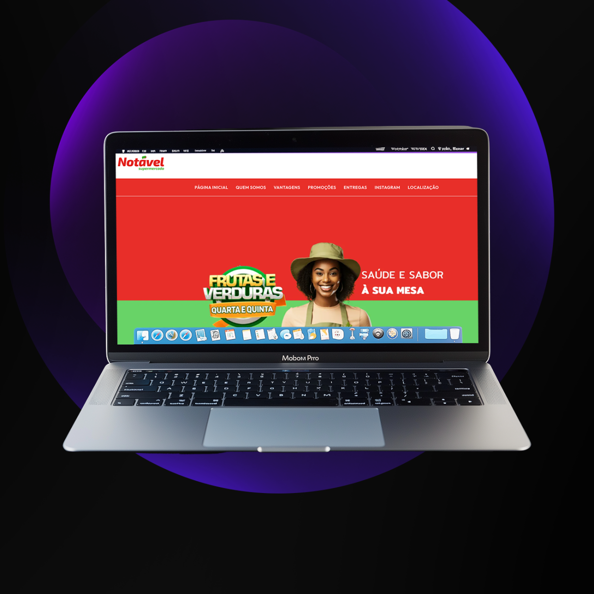 Website Supermercado Notável